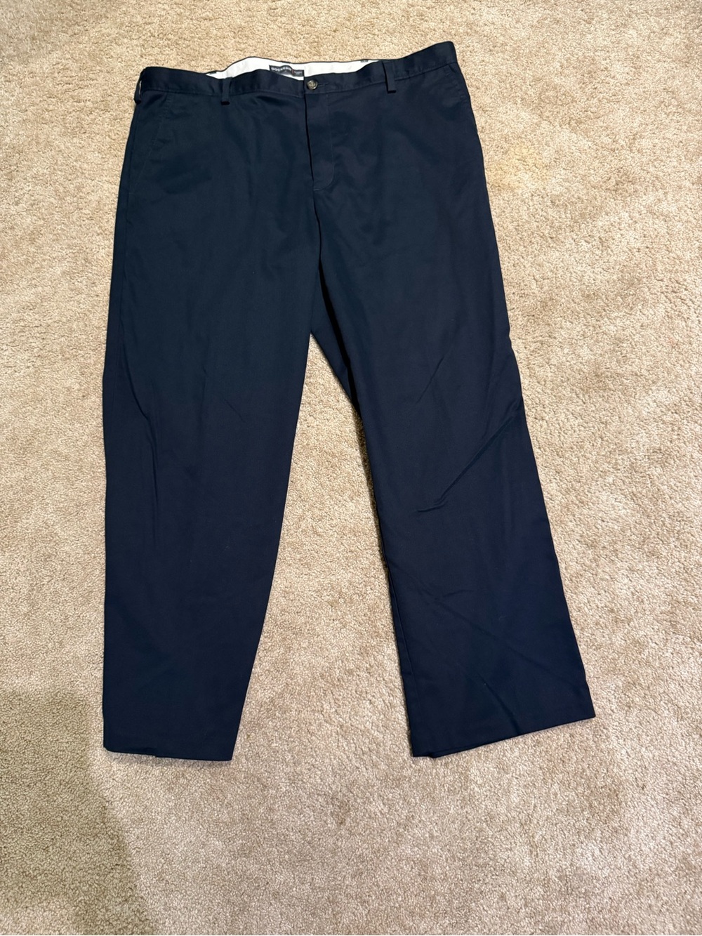 Dockers Classic Fit Flat Front Pants Navy Blue 40x29